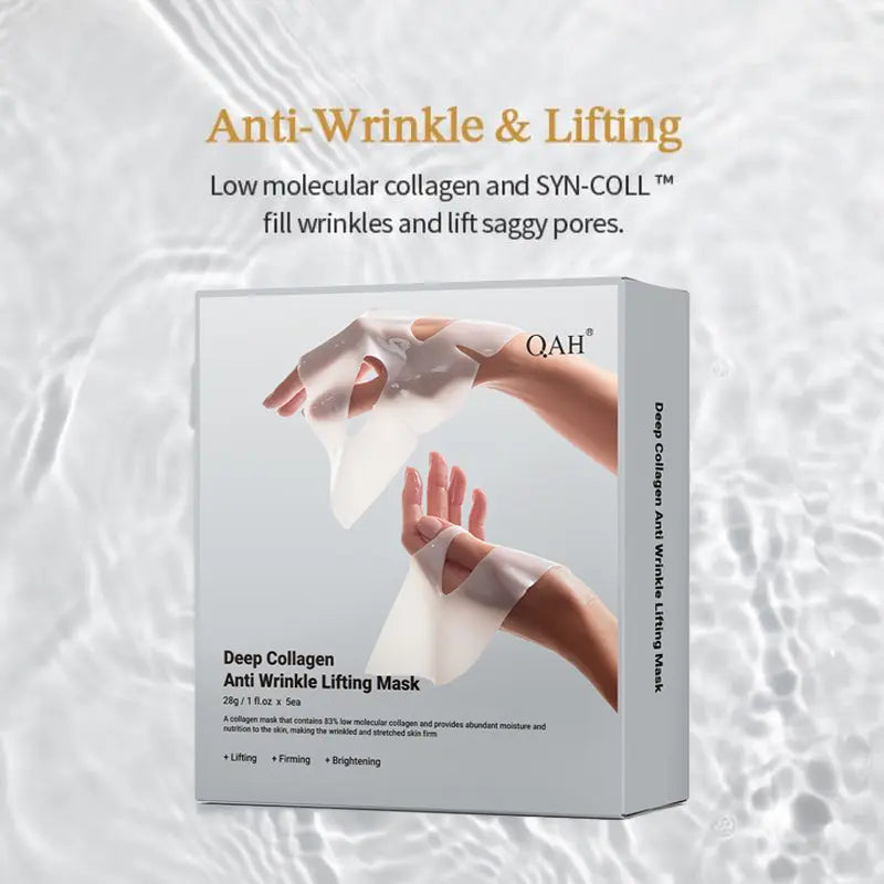 Qah-Deep Collagen Power Boosting Mask |Lifting Mask with Collagen - 5PCS
