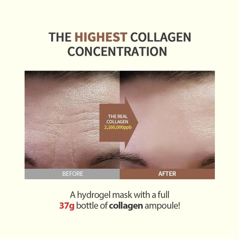 Qah-Deep Collagen Power Boosting Mask |Lifting Mask with Collagen - 5PCS