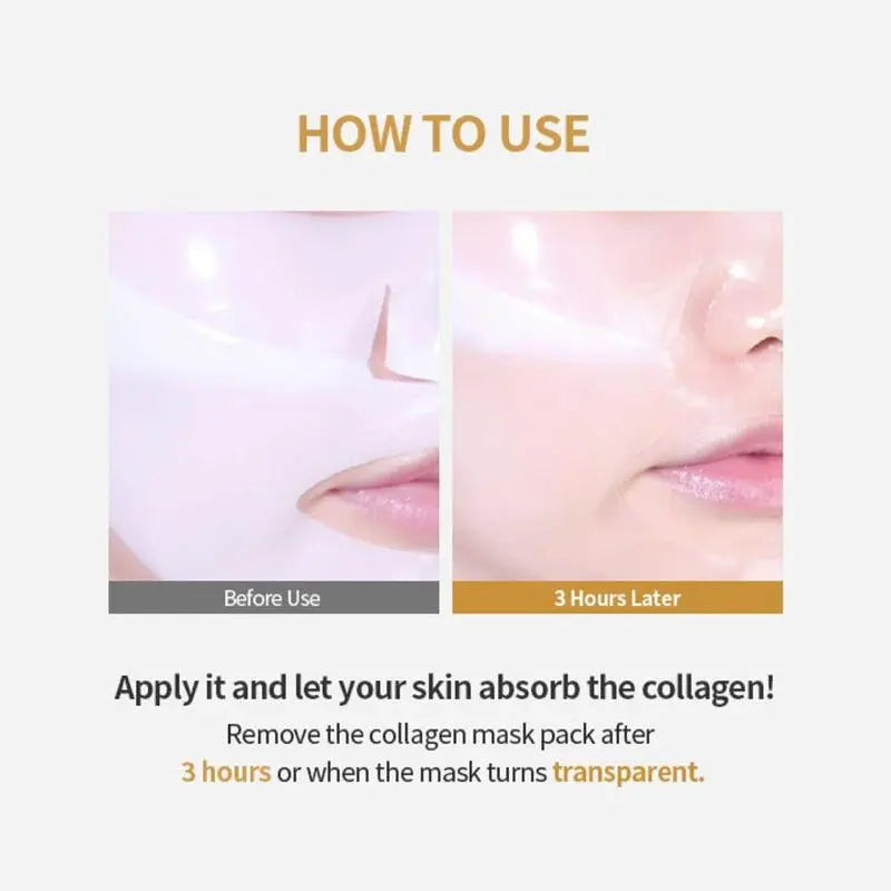 Qah-Deep Collagen Power Boosting Mask |Lifting Mask with Collagen - 5PCS