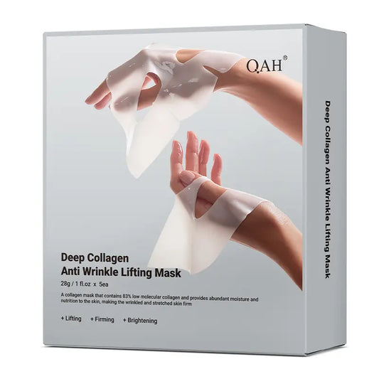 Qah-Deep Collagen Power Boosting Mask |Lifting Mask with Collagen - 5PCS